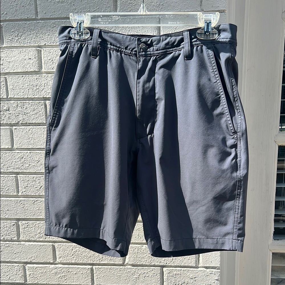 FootJoy Gray Flat Front Shorts Lightweight Performance